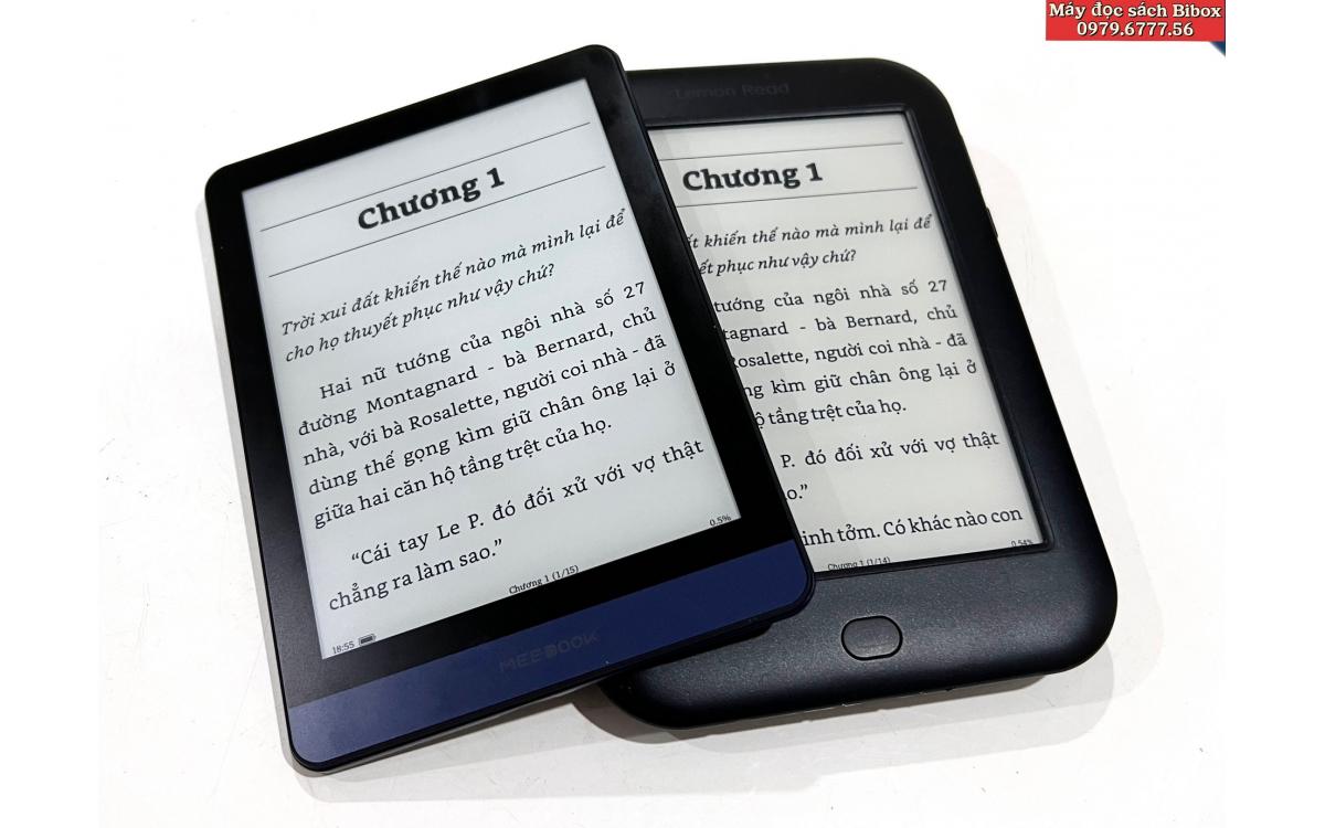 Máy đọc sách android Meebook M6 và Lemon Read M1